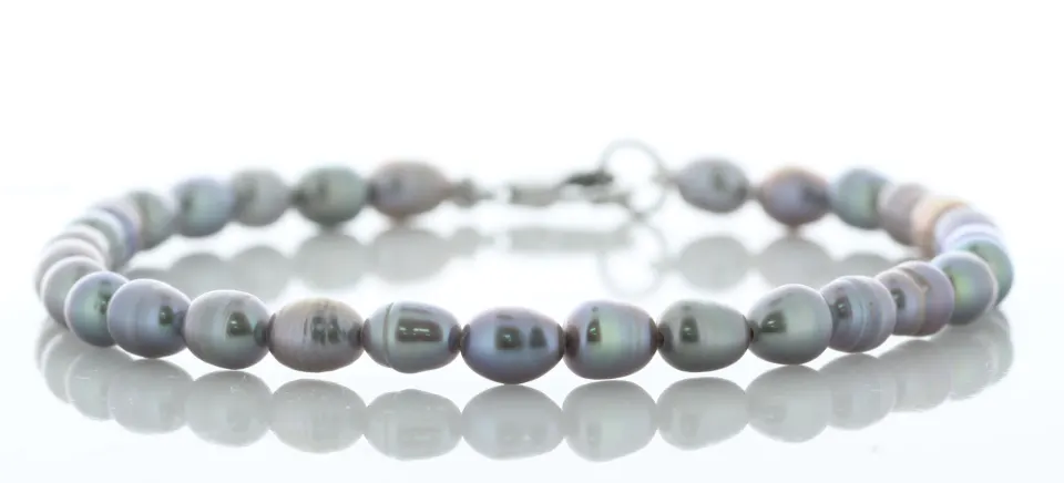 Freshwater Cultured 4.5 - 5.0mm Pearl Bracelet With Sterling Silver Plated Clasp