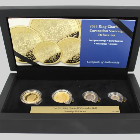 2023 King Charles III Coronation Gold Sovereign Deluxe Proof Set