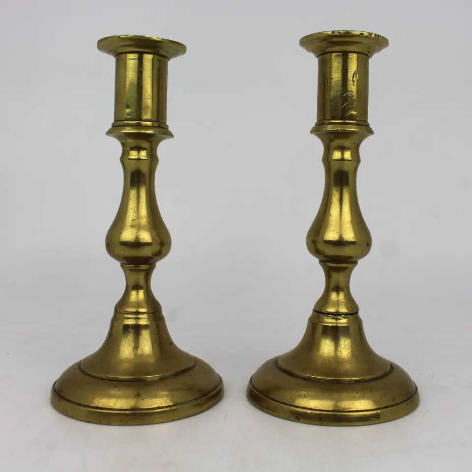 Pair of Vintage Brass Candlesticks