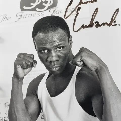 Chris Eubank Original Signature