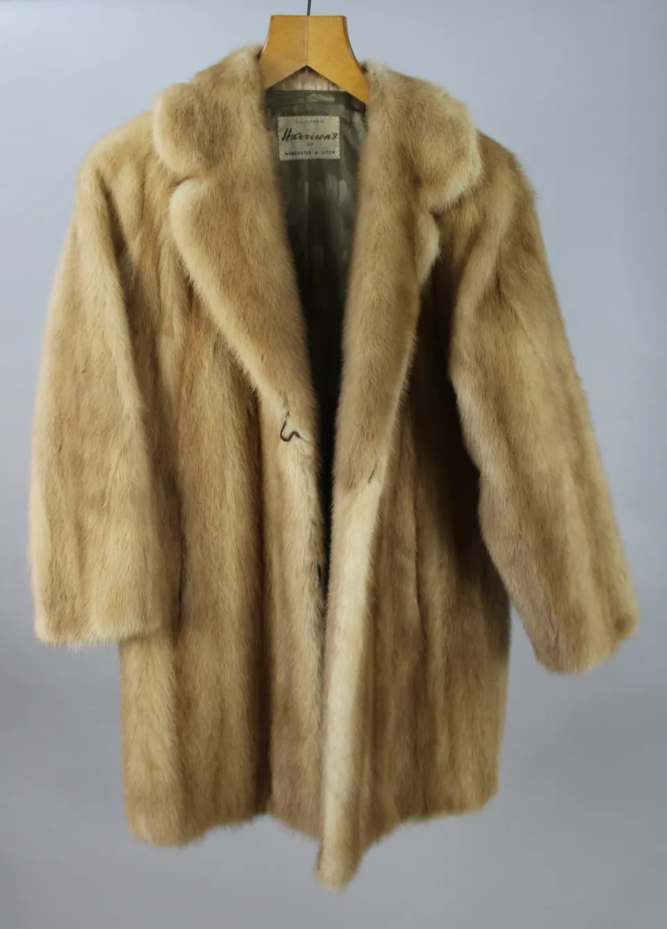 Harrison's Pastel Mink Coat