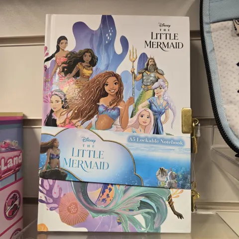 10Pcs Brand New Sealed Item As Pictured Disney Princess Mermaid A5 Premium Notebook With Locket Lock