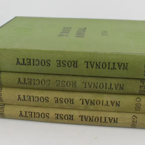 The Rose Annual 4 Volumes National Rose Society