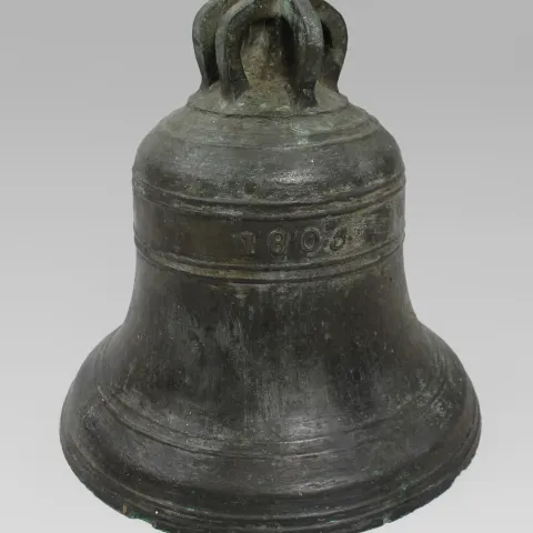 Antique Early 19th c. Bronze Bell 1805