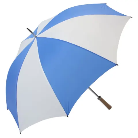48 x Full Size Golf Umbrellas Blue/White