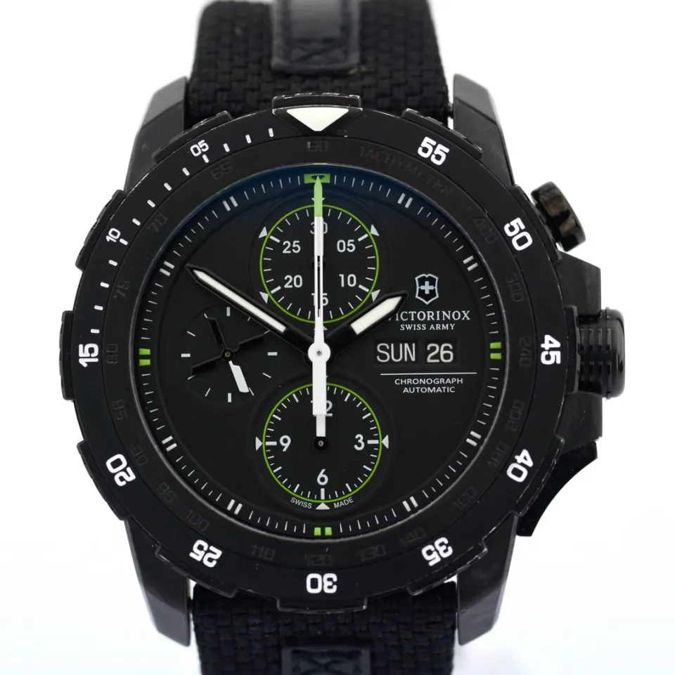 Victorinox Swiss Army/Alpnach - 241527 - Chronograph - Automatic - Full Set - Gentlemen's Steel Wris