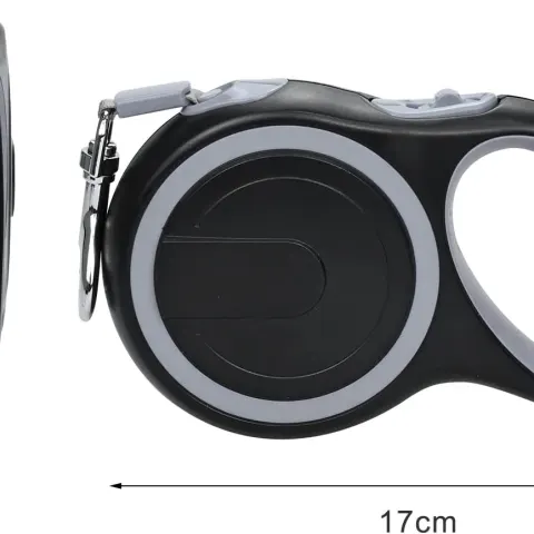Retractable Dog Lead, Reinforced Extendable with Non-Slip Handle, Tangle-Free, 5M