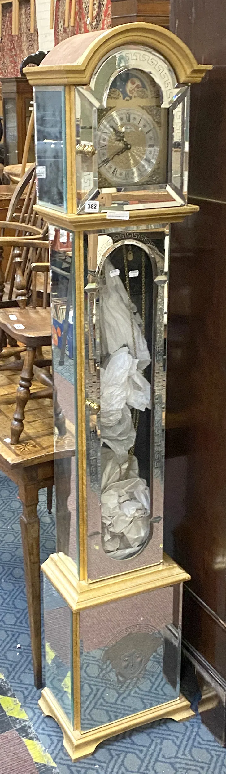 Mirrored Longcase Clock