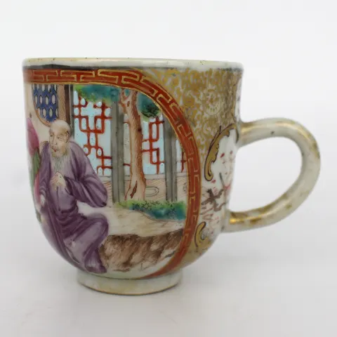 Antique Chinese Famille Rose Tea Cup