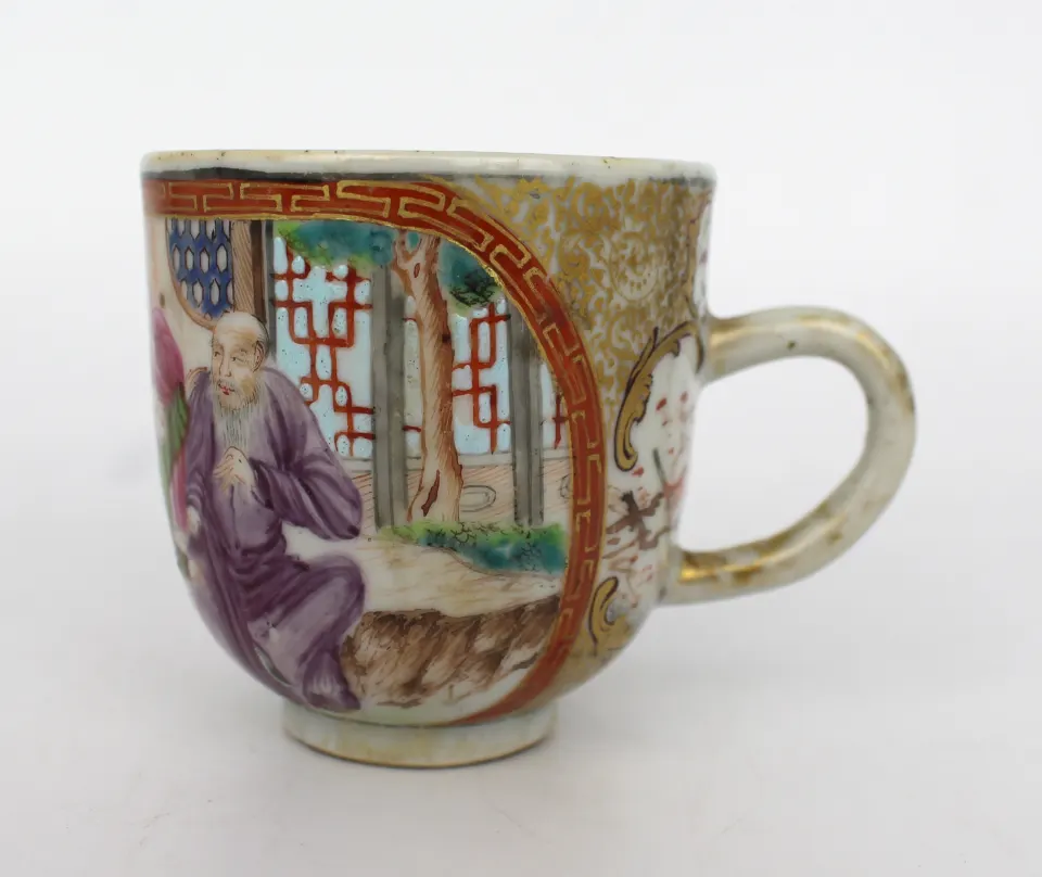 Antique Chinese Famille Rose Tea Cup