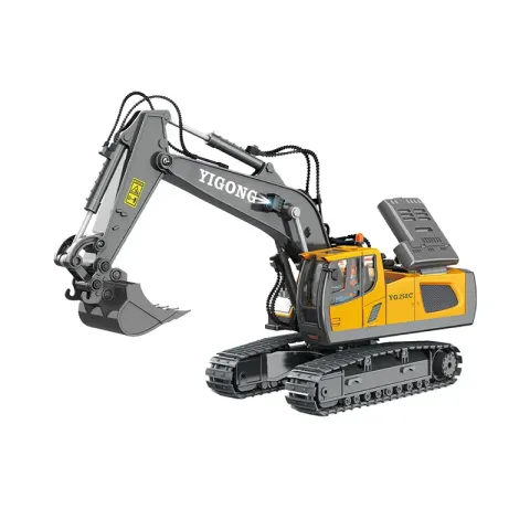 2.4G Remote Control Excavator Dump Truck RC Model Car Toy Professional Alloy Plastic Simulation Con