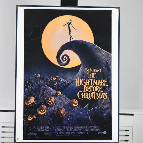 Original "The Nightmare Before Christmas" Cinema Poster