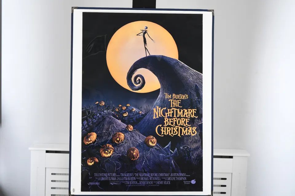 Original "The Nightmare Before Christmas" Cinema Poster