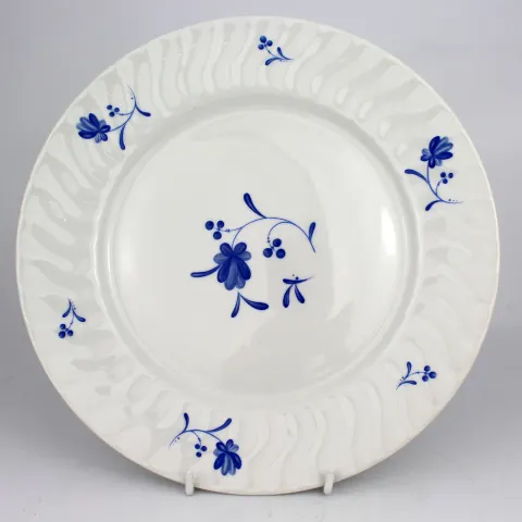 Set of 6 Royal Worcester Blue Bow Dinner Plates