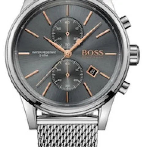 Hugo Boss 1513440 Men's Jet Silver Mesh Band Chronograph Watch
