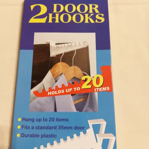 12 boxes of 2 door hooks