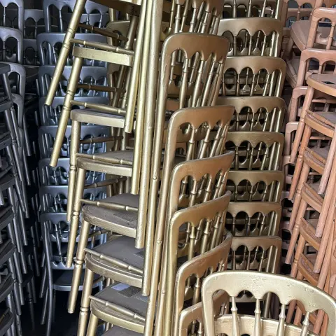 20 x Gold Cheltenham Stacking Chairs