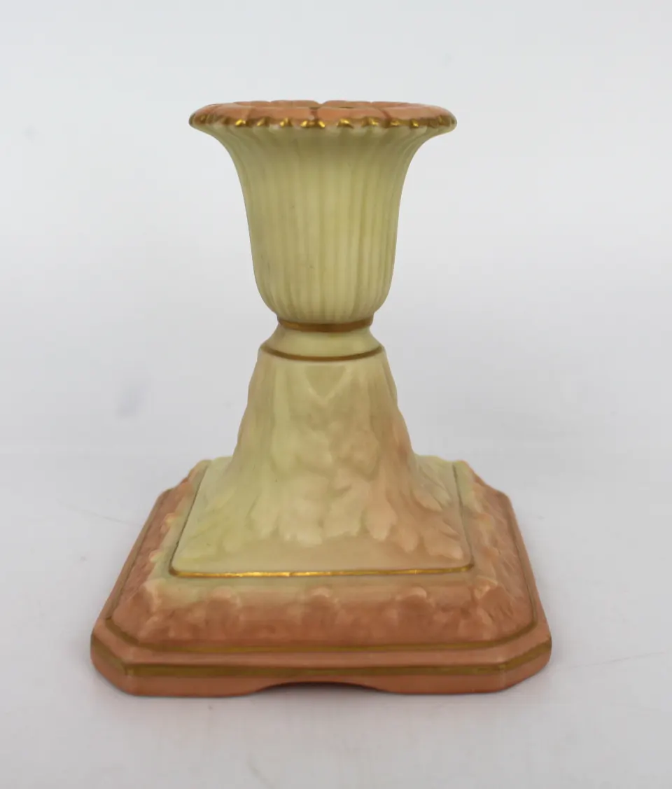 Locke & Co. Worcester Blush Candlestick c.1910