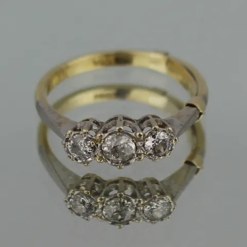 Three Stone Diamond 18ct Ring