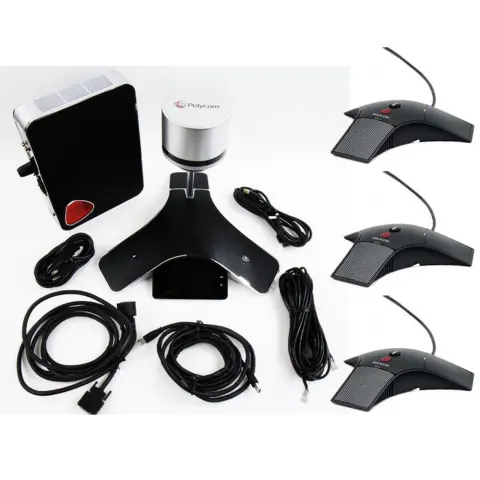 Polycom Unified 360 Panoramic Video Conference Station System + 3PCS Polycom HDX Mic RRP £4800