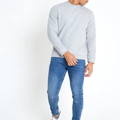 38 x Crew Neck Grey Marl Sweatshirt Total RRP £1520