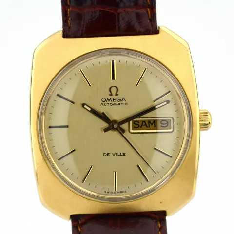 Omega/De Ville - Automatic - Day/Date - Gentlemen's Steel Wristwatch