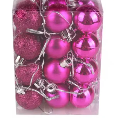 30mm Christmas Xmas Tree Ball Bauble Hanging Home Party Ornament Decor