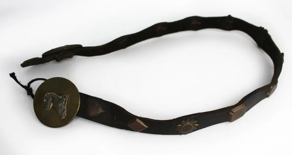 Antique Leather & Brass Horse Harness