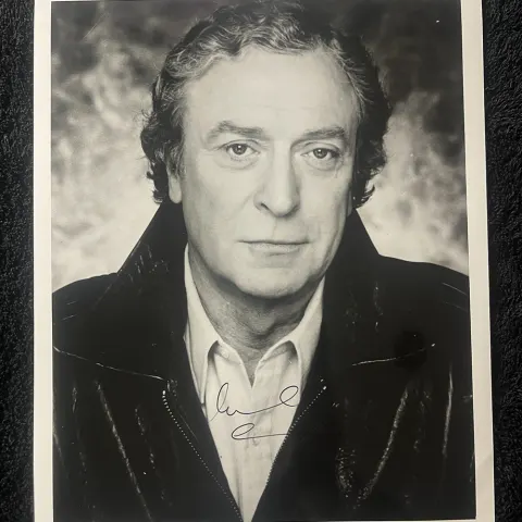 Michael Caine Signed