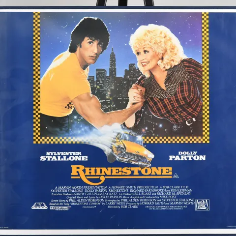 Original "Rhinestone" Film Poster.