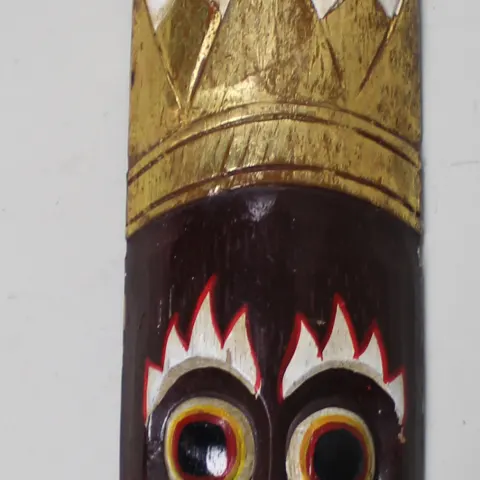 Hand Painted African Tribal Mask Art