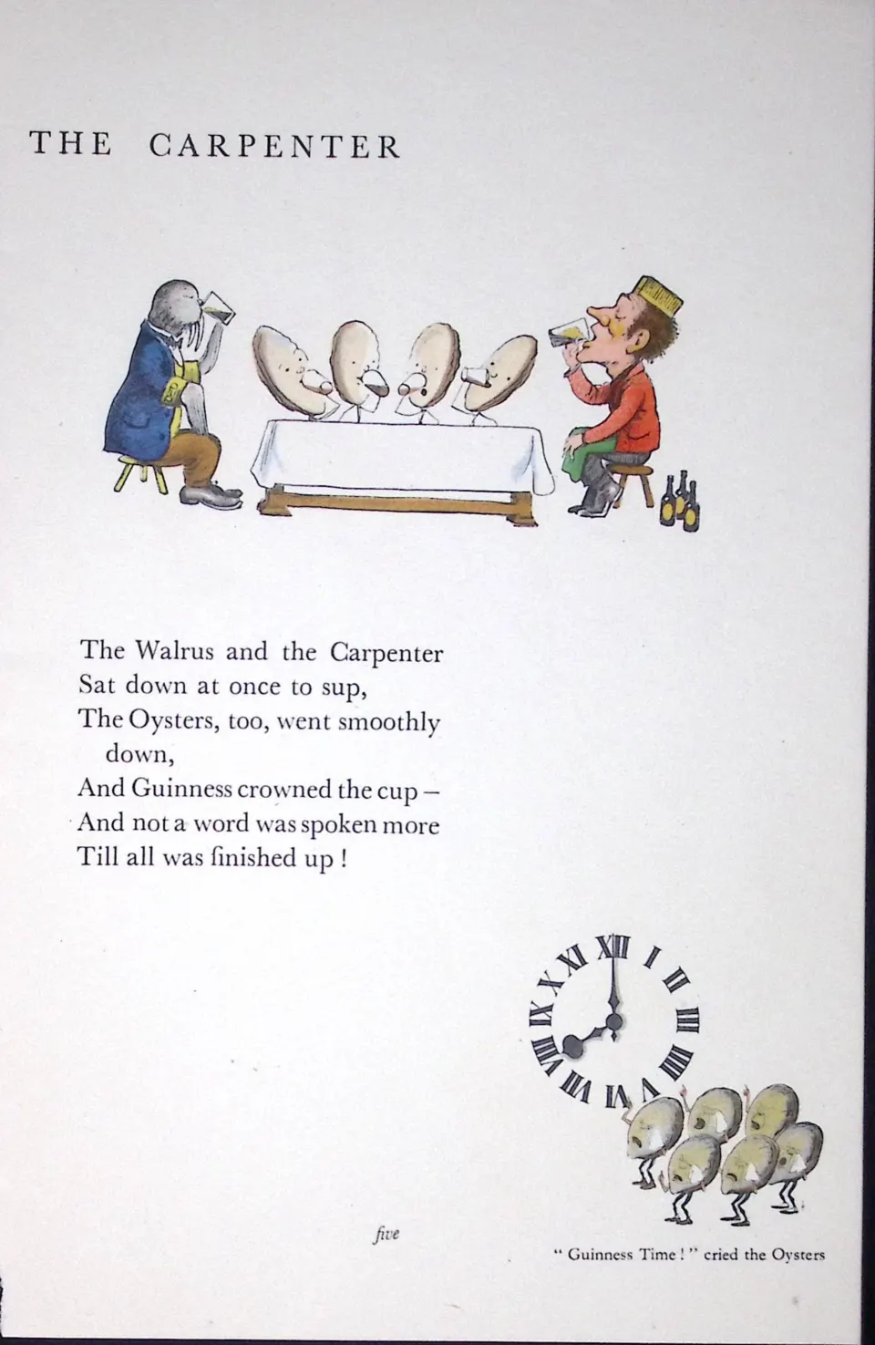 Guinness 92 Years-Old Rare  Illustrated by John Gilroy 1933 The Guinness Alice-7.