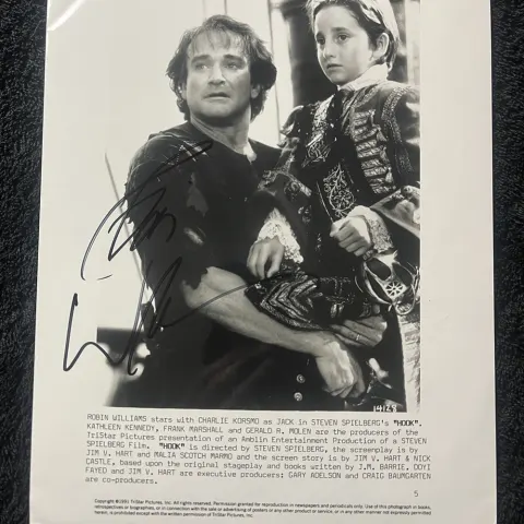 Robin Williams Signed