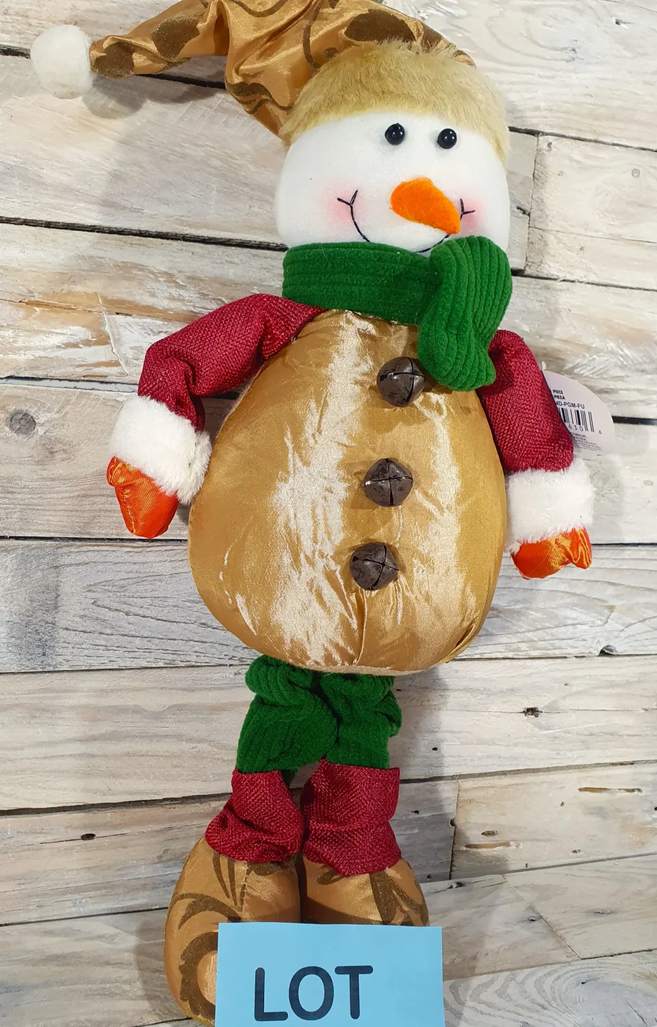 Standing Snowman figure. 55cm tall.  Rrp £29.99