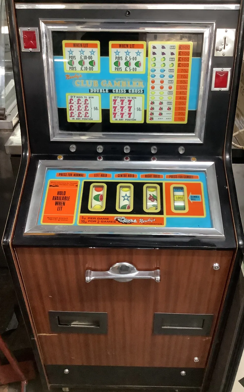 Club Gamblet Fruit Machine