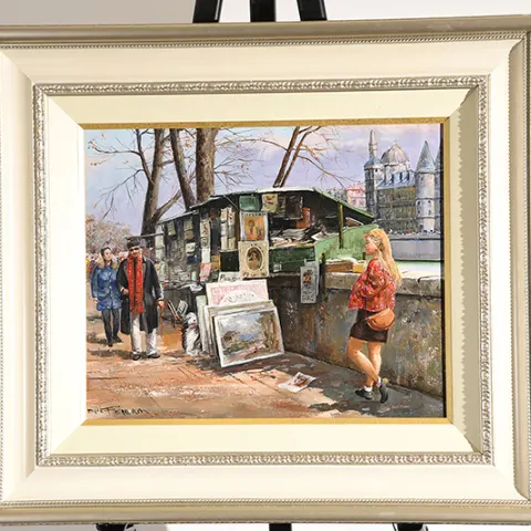 Very fine original oil painting by Elio Ferrara