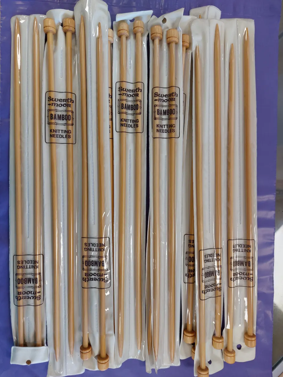 10 pairs bamboo needles