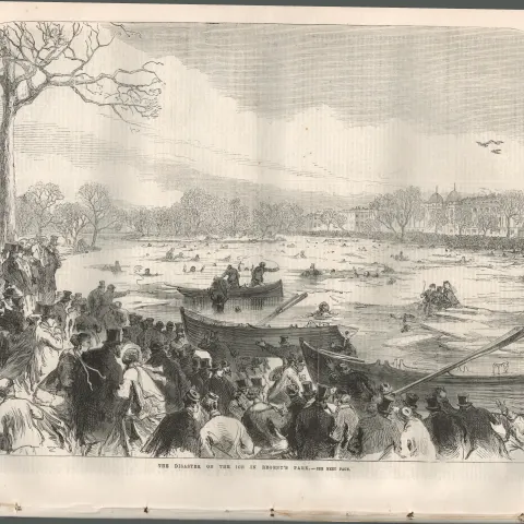 Regent Park  London Ice Skating Disaster 40 People Dead 1867