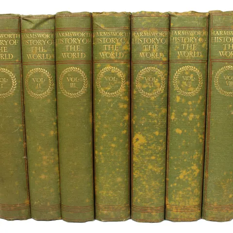7 Volumes Harmsworth History of the World
