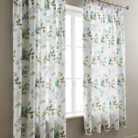 Lorena Curtains Green 168 x 183 cm