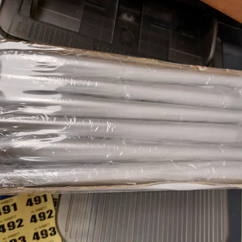 Silver Candles. Box of 12 Long Candles