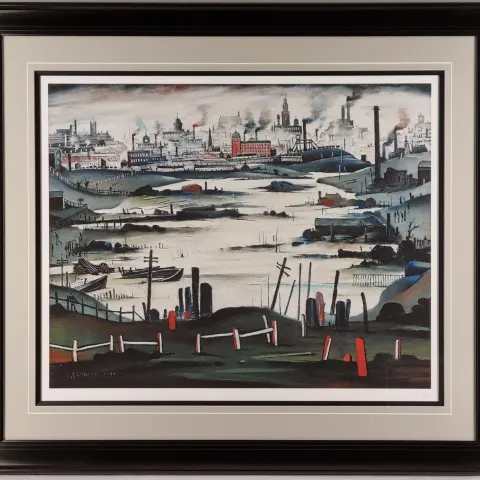L.S. Lowry Very Rare Limited Edition One from a published Edition of only 35.