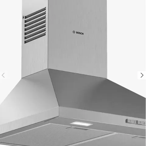 ITEM_DESCRIPTION -  Bosch Serie 2 DWP64BC50B 60cm Pyramid Chimney Cooker Hood, Stainless Steel  -  G