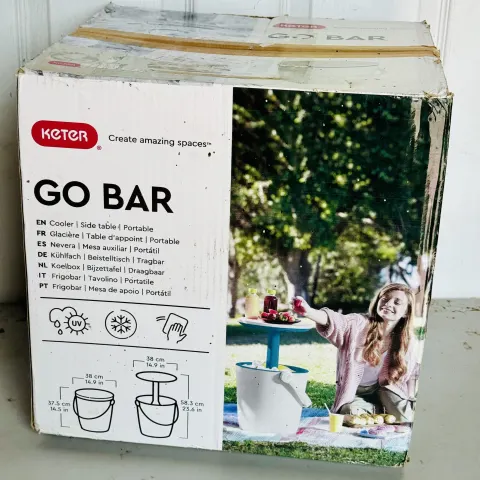 Keter Go Bar Cooler New Tatty Box