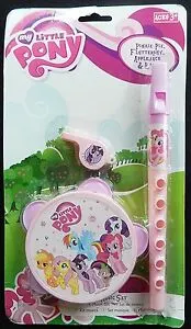 9 x MLP My Little Pony - Music Set - Tambourine Recorder and Whistle