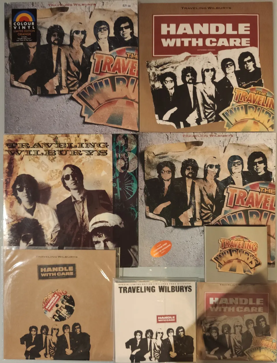 A Fantastic Collection of The Wilbury’s Viny LPs – Singles – 12" Singles