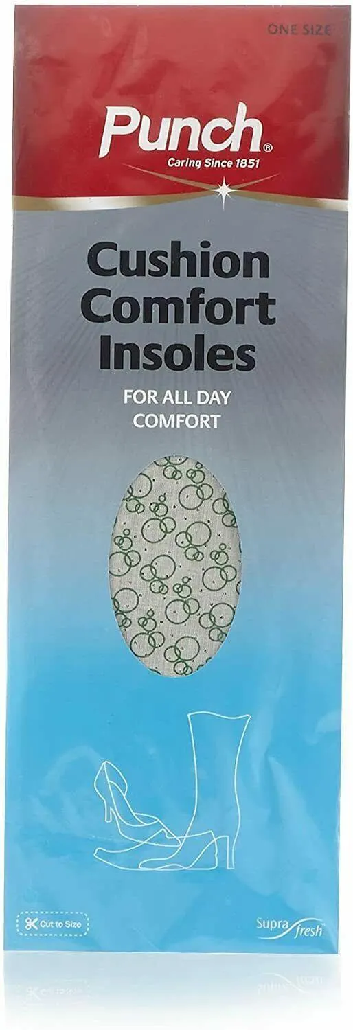 Punch Shoe Care Cushion Comfort Insoles - Amazon 7.99 ea