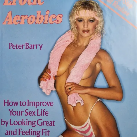 Erotic Aerobics Hardback Book 1986 Rare Sun Page