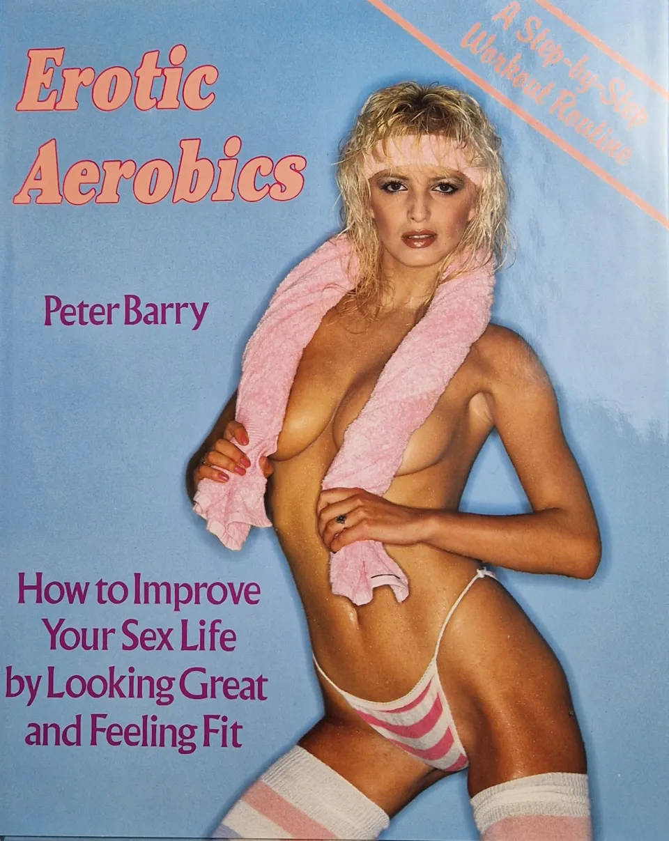 Erotic Aerobics Hardback Book 1986 Rare Sun Page