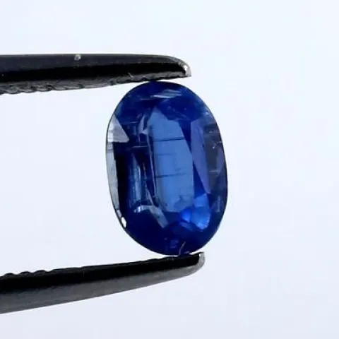 IGI Certified 0.45 ct. Blue Kyanite - MADAGASCAR